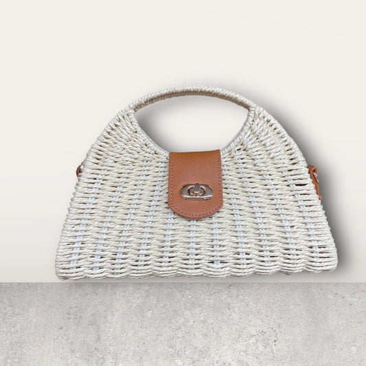 Bolso Pequeño de Esparto para Mujer - Estilo Natural y Sostenible